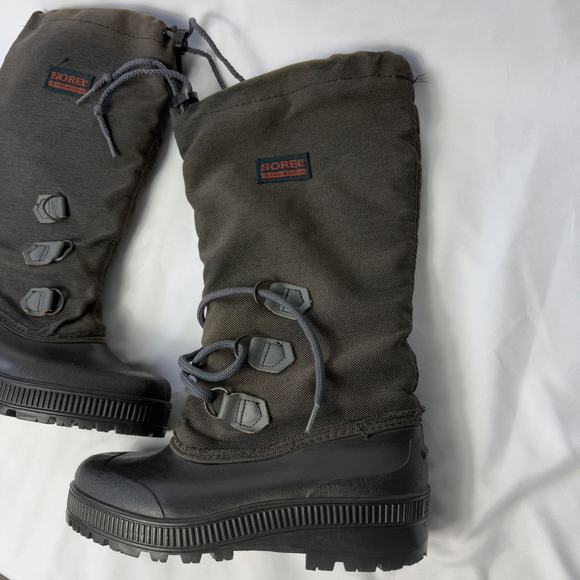 Sorel Kaufman Canada Snow Boots Womens 6 Tall Waterproof Riding High - Picture 2 of 6